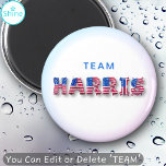 TEAM HARRIS Kamala Harris USA Flag Balloon Letters Magnet<br><div class="desc">TEAM HARRIS Kamala Harris USA Flag Balloon Letters Tim Walz magnet</div>