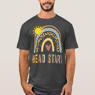 Team Head Start Squad Back To School Rainbow Kids T-Shirt