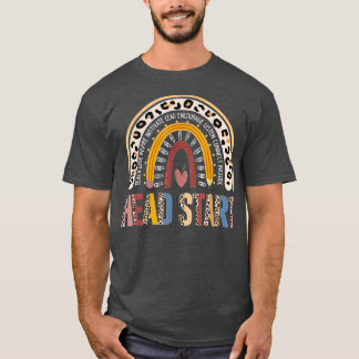 Team Head Start Squad Back To School Rainbow Kids T-Shirt