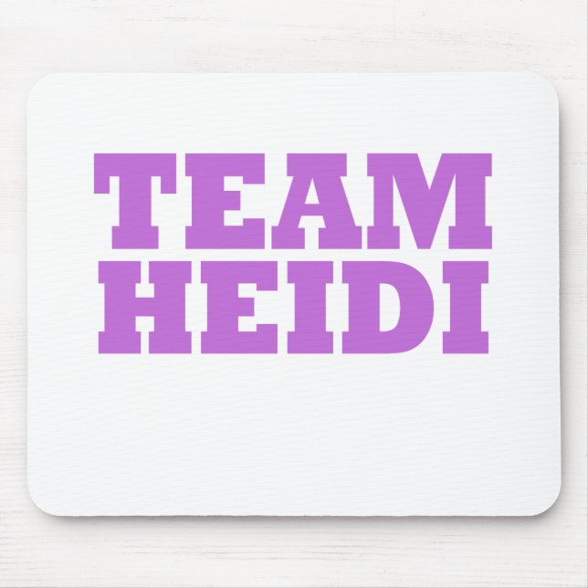 Team Heidi Mouse Pad (Front)