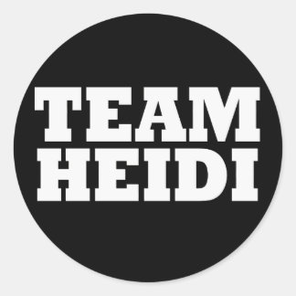 Team Heidi Stickers