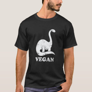 Team Herbivore Brachiosaurus Vegan Dinosaur Plant  T-Shirt