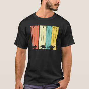 Team Herbivore Dinosaur Tee Vegan Vegetarian