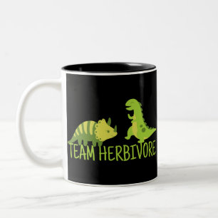 Team Herbivore Vegan Two-Tone Coffee Mug