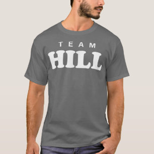 Team Hill Personalized Surname Bride Groom Family T-Shirt