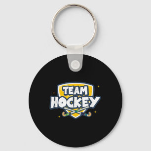 Team Hockey Field Hockey Indoor Hockey Hockey Game Keychain