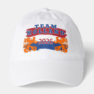 Team Holland Netherlands Soccer Fan Orange Lion Hat