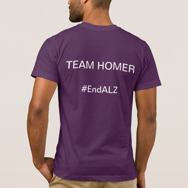 Team Homer T-Shirt (Back)