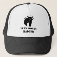 Team Honey Badger Black Text 