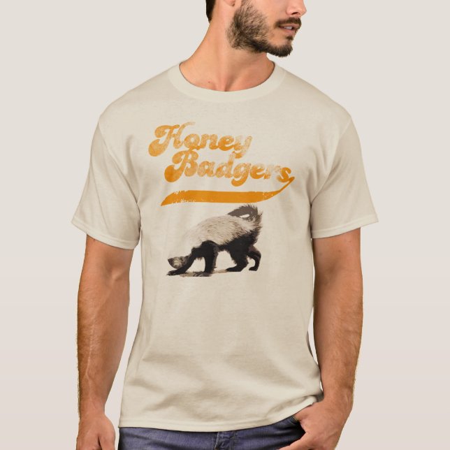 Team Honey Badger Vintage T-Shirt (Front)