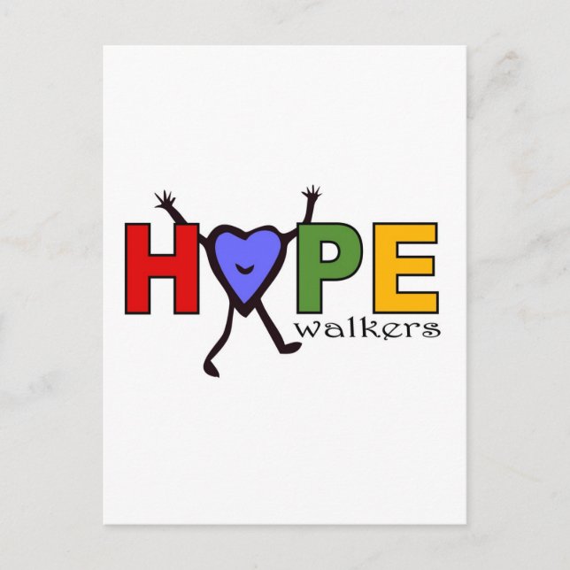Team Hope Walkers for Walk Your A.S. Off Postcard (Front)