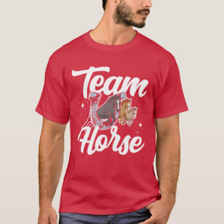 Team Horse Riding Rider Equestrian Lover vintage T-Shirt