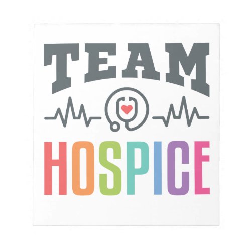 Team Hospice Nurse Social Worker Physician Manager Notepad