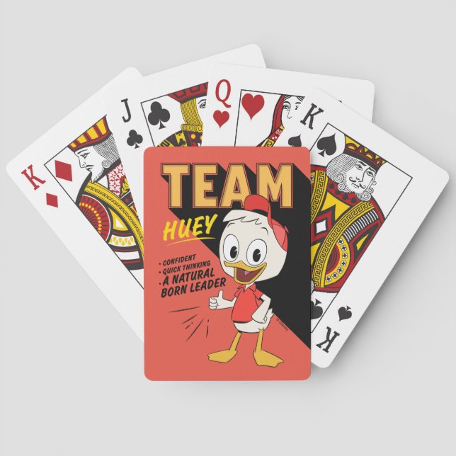 Team Huey Playing Cards (Back)
