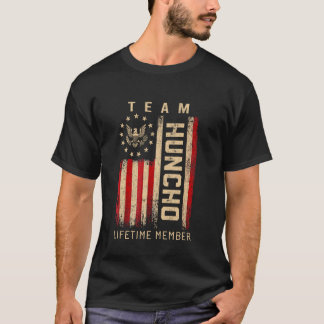 Team HUNCHO Lifetime Member American Flag T-Shirt