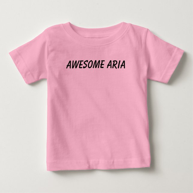 Team hype (Awesome Aria t-shirt baby/todler) (Front)
