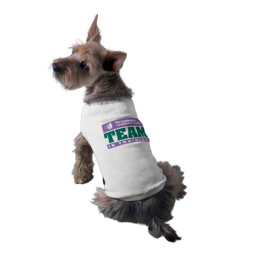 Team in Training Dog Shirt! T-Shirt (Back)