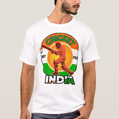Team India Cricket T_Shirt