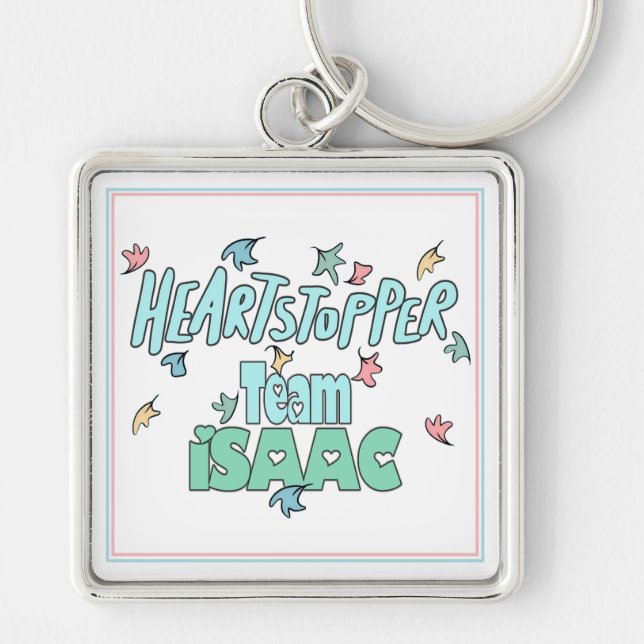 Team Isaac White Keychain (Front)