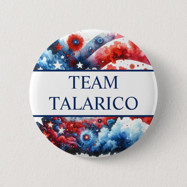 Team James Talarico for President Button (Front)