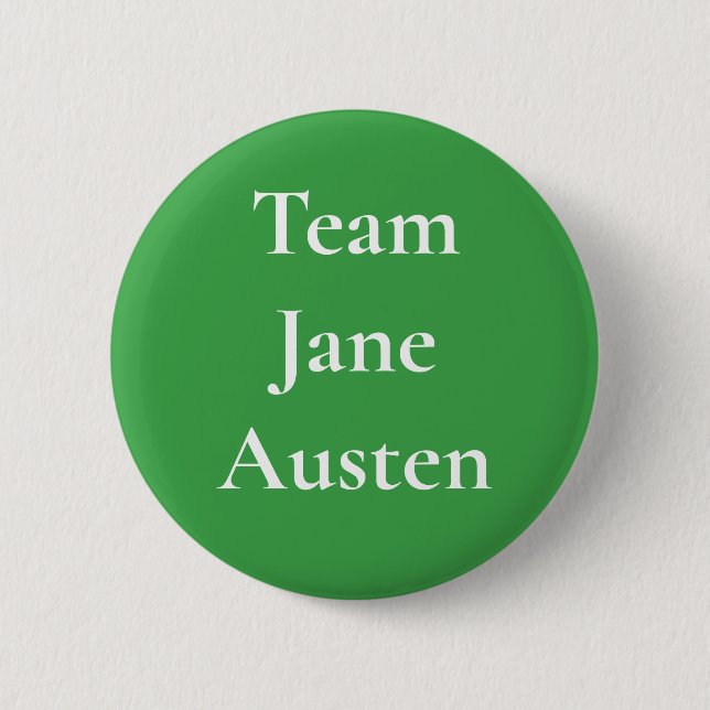 Team Jane Austen Button (Front)