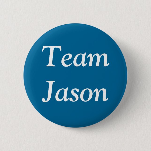 Team Jason badge Button (Front)