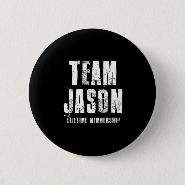 Team Jason Motivational Insrational Proud Family  Button (Front)