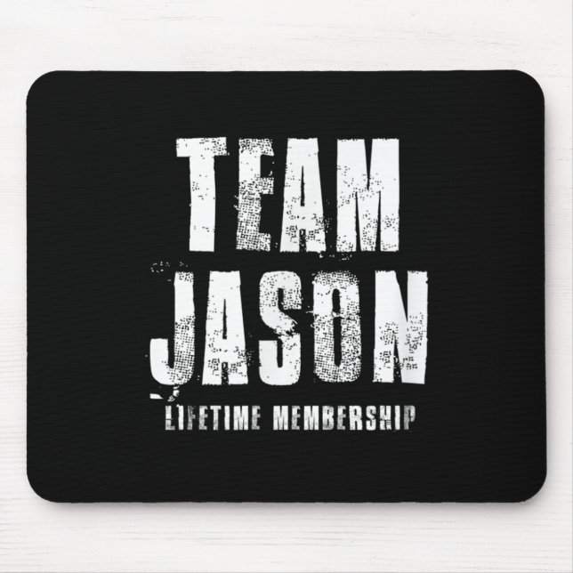 Team Jason Motivational Insrational Proud Family  Mouse Pad (Front)