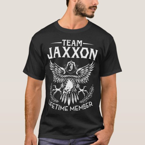 Team JAXXONpng Lifetime Member Last Name T_Shirt