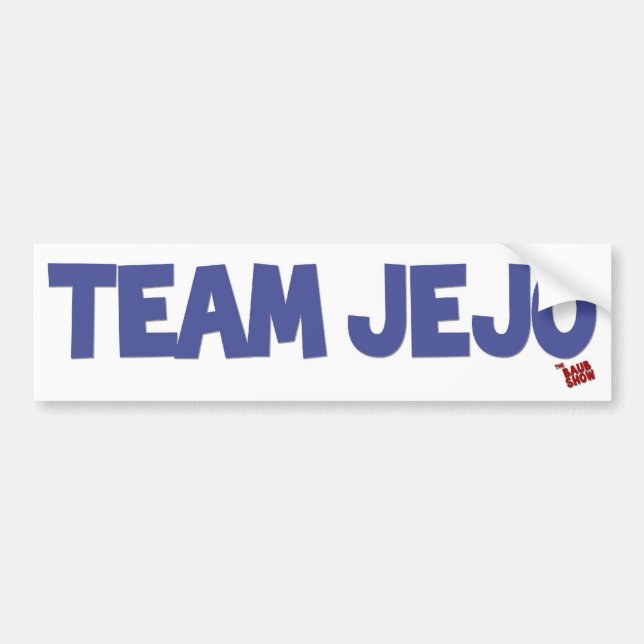 Team JeJo Bumper Sticker (Front)