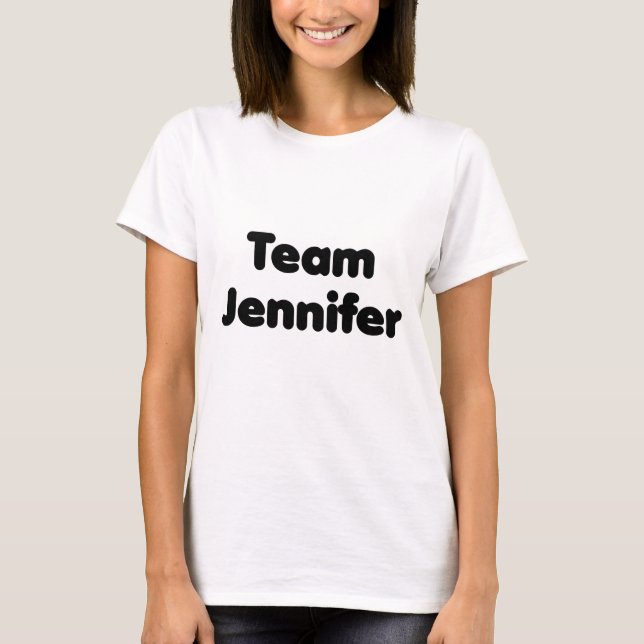 Team Jennifer T-Shirt (Front)