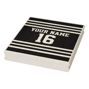 Team Jersey Sports Jersey Football Custom Name Rubber Stamp