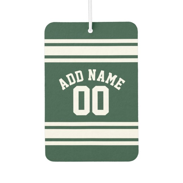 Team Jersey with Custom Name and Number Air Freshener (Front)