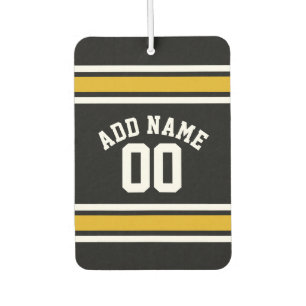 Team Jersey with Custom Name and Number Air Freshener