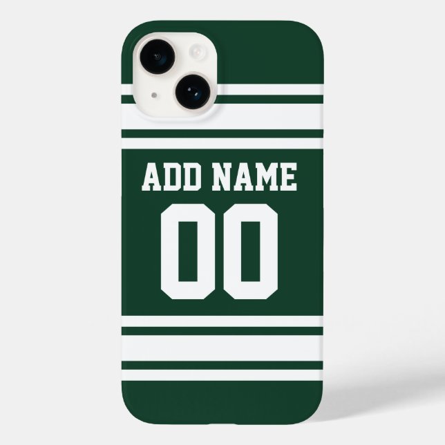 Team Jersey with Custom Name and Number Case-Mate iPhone Case (Back)
