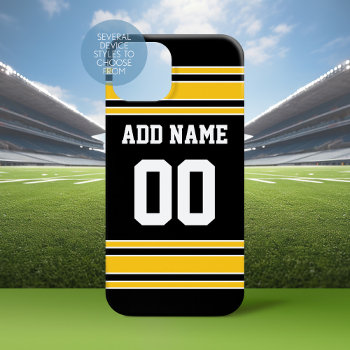Team Jersey With Custom Name And Number Case-mate Iphone 14 Case by MyRazzleDazzle at Zazzle