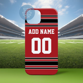 Team Jersey with Custom Name and Number iPhone 16 Case