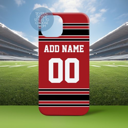 Team Jersey with Custom Name and Number Case_Mate iPhone 14 Pro Max Case