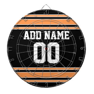 Team Jersey with Custom Name and Number Dart Board