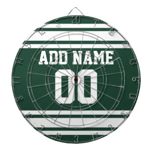 Team Jersey with Custom Name and Number Dart Board