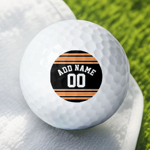 Team Jersey with Custom Name and Number Golf Balls