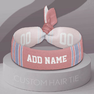 Team Jersey with Custom Name and Number Hair Tie
