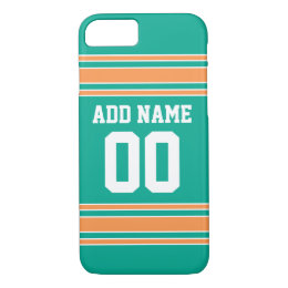 Team Jersey with Custom Name and Number iPhone 8/7 Case