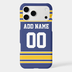 Team Jersey with Custom Name and Number iPhone 17 Pro Max Case