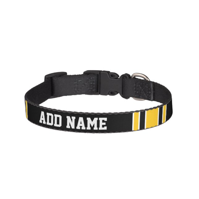Team Jersey with Custom Name and Number Pet Collar (Front)