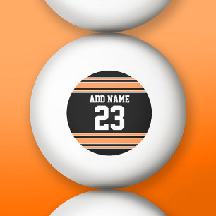 Team Jersey with Custom Name and Number Ping-Pong Ball