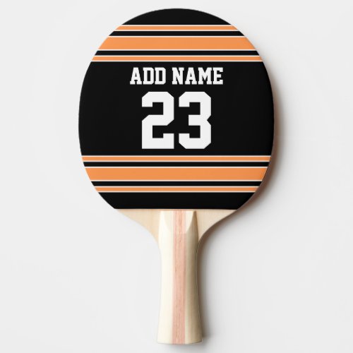 Team Jersey with Custom Name and Number Ping_Pong Paddle