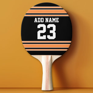 Team Jersey with Custom Name and Number Ping-Pong Paddle