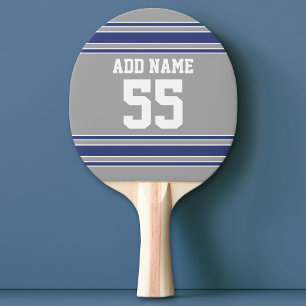 Team Jersey with Custom Name and Number Ping-Pong Paddle