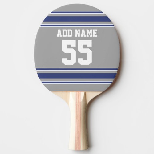 Team Jersey with Custom Name and Number Ping_Pong Paddle